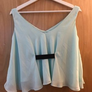 Mint Top with Black Strap in Perfect Condition